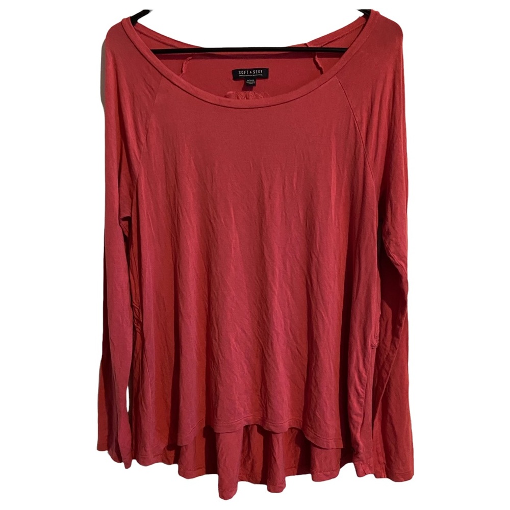 American Eagle Soft & Sexy Pink Long Sleeve Tee Shirt Size Medium.